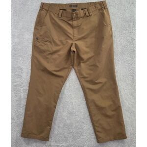 5.11 Tactical Apex Pants Men's 44x32 Brown Ripstop Cargo Work Outdoor Hiking